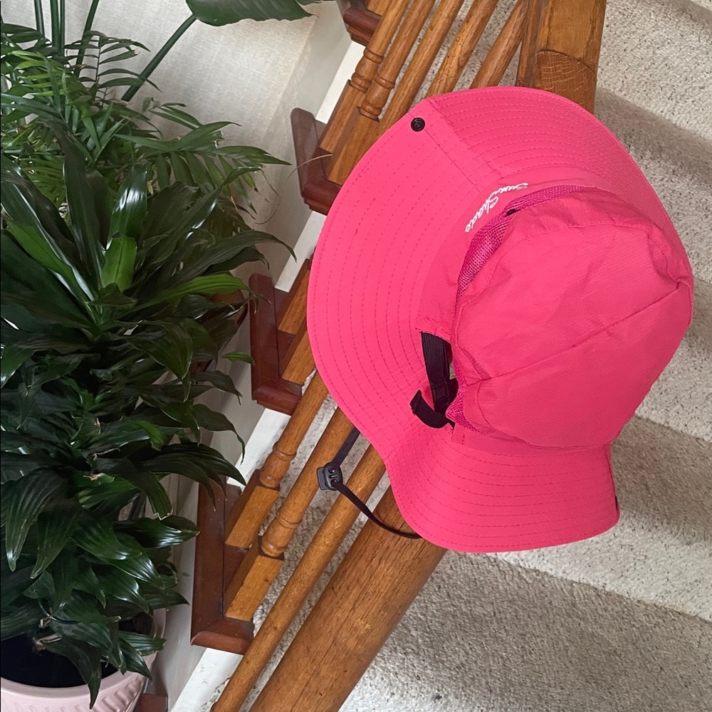 SunShade Wide Brim Pink Sun Hat